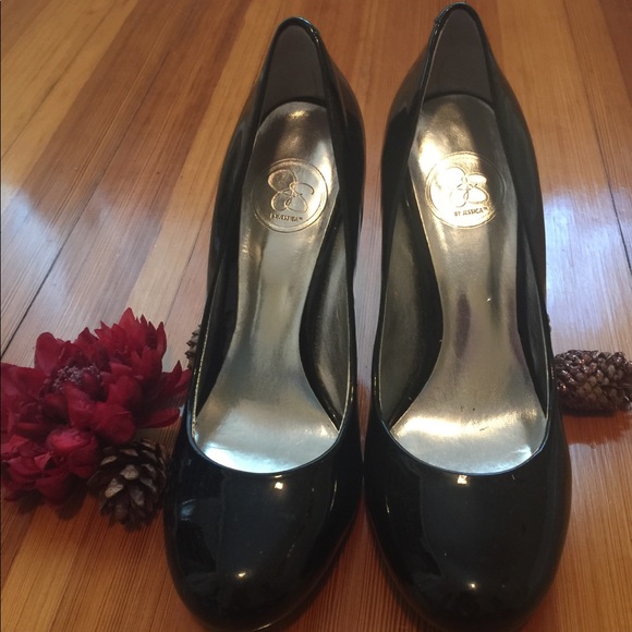 Patten leather Jessica Simpson Heals - Picture 1 of 6